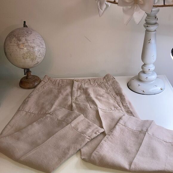 VELVET 6 High Waist Linen Pant - Picture 1 of 12
